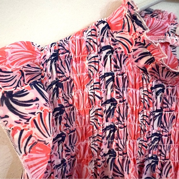 NWT, Simply Southern Seashell Smocked Dress, Size Small - Picture 5 of 12